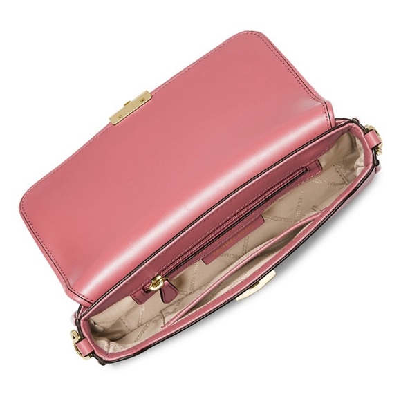 Michael Kors Bradshaw Woven Leather Convertible Shoulder Bag - Picture 3 of 4